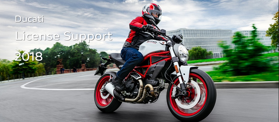 Ducati License Support 2018
